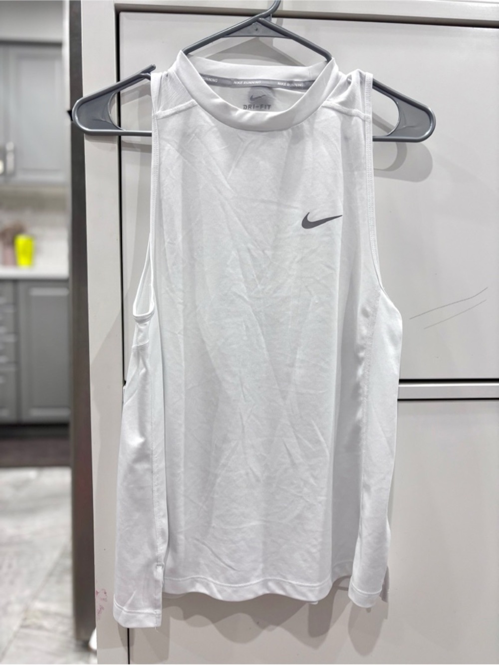 Nike White Dri-FIT Running Tee